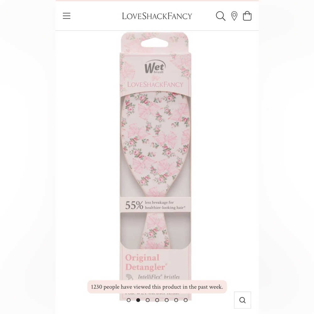 LoveShackFancy Pink Rosa Beaux Brush